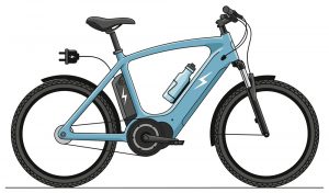 Elcykel standard för klassisk komfort i vardagen